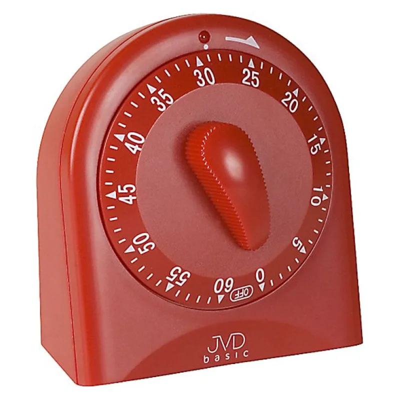 Červená bateriová minutka JVD basic SR82.5