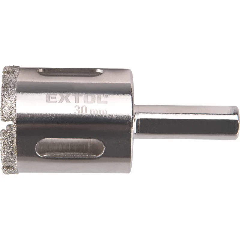 Vrták korunkový diamantový, ⌀30mm, EXTOL PREMIUM
