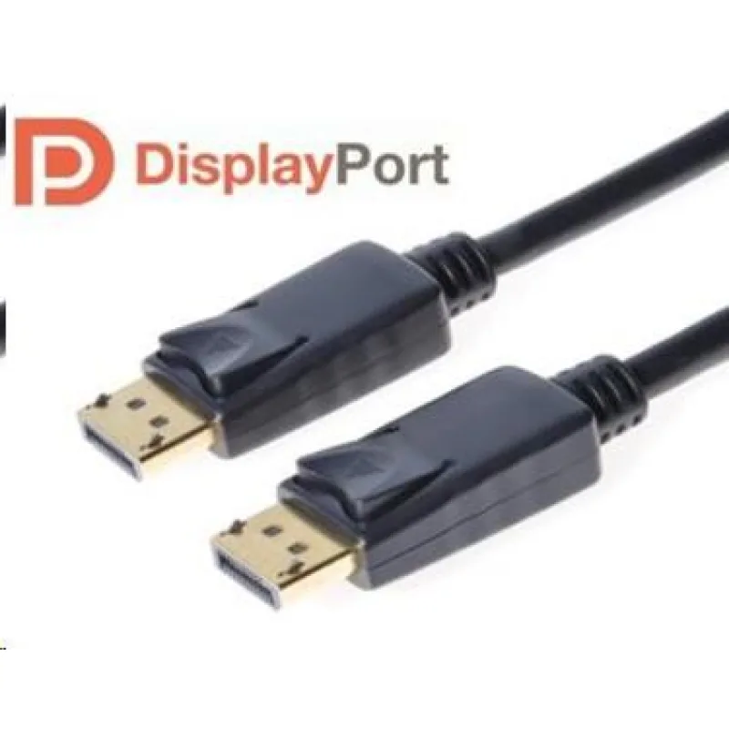 PREMIUMCORD DisplayPort 1.2 pripojovacie káble M/ M, pozlátené konektory…