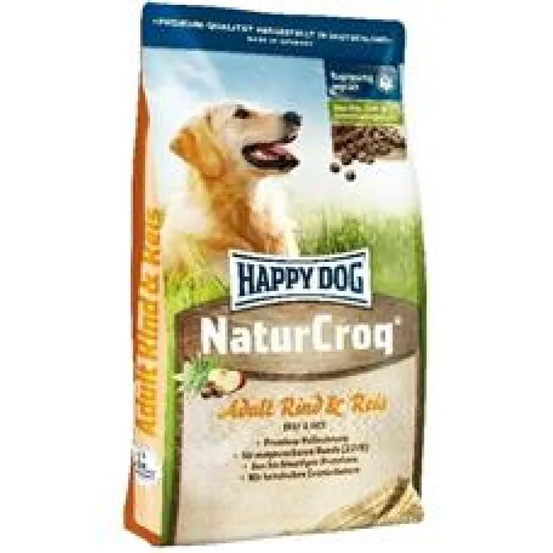 HAPPY DOG Natur Croq Rind&Rice 2x15 kg