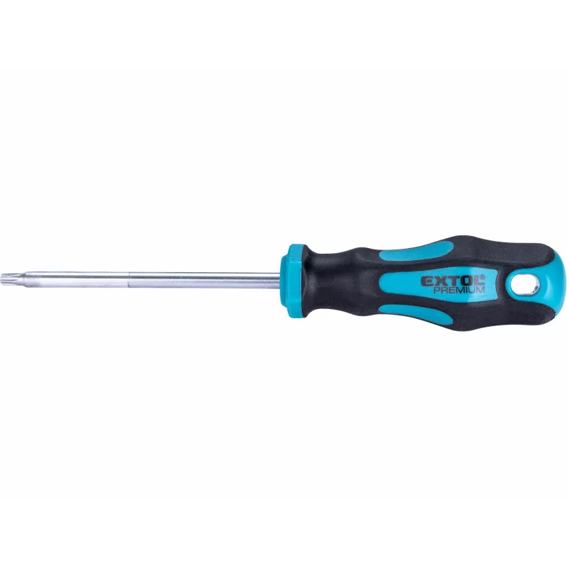 Skrutkovač TORX, magnetický, T25x100mm, CrV, EXTOL PREMIUM