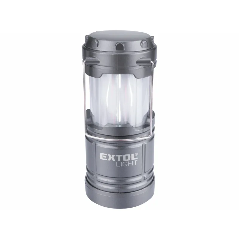 Svietidlo kempingové, 75lm, efekt "plameň" (25lm), 3x1,5V AA, EXTOL LIGHT