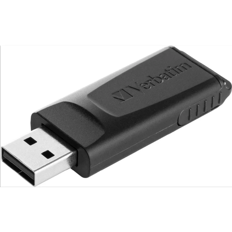 VERBATIM Flash disk 64 GB Store "n" Go Slider, čierny 98698