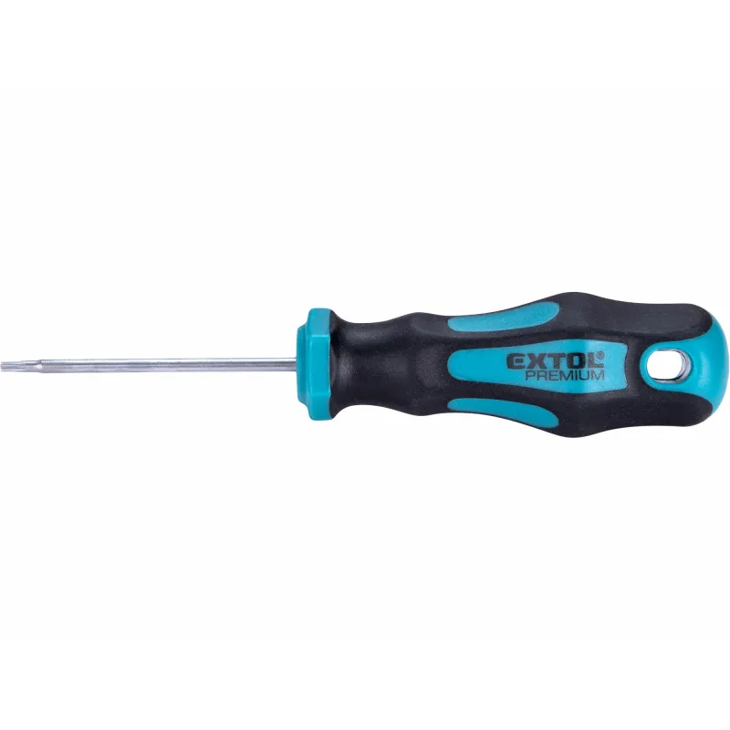 Skrutkovač TORX, magnetický, T9x60mm, CrV, EXTOL PREMIUM