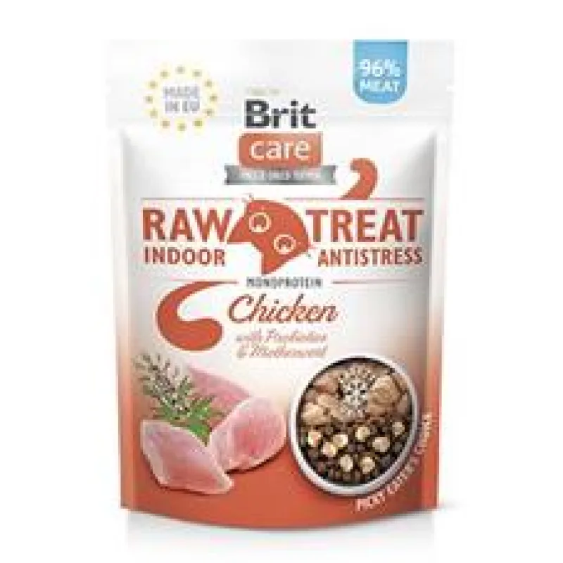Brit Raw Treat Cat Indoor&Antistress, Chicken 40 g