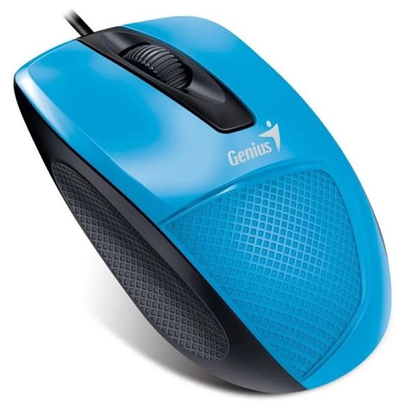 Myš GENIUS DX-150X, drôtová, 1000 dpi, USB, modrá 31010231105