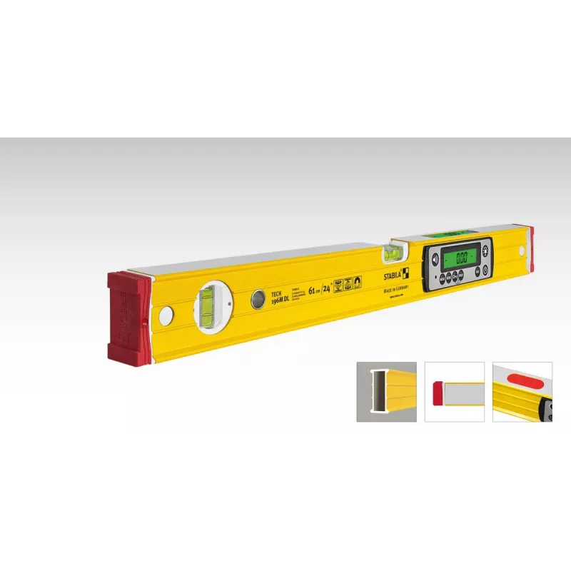 Digitálna magnetická vodováha STABILA TECH 196M DL IP67, 610mm