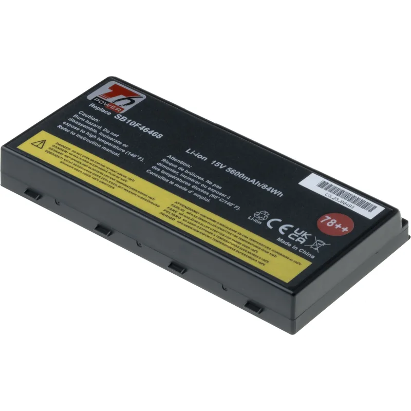 Batéria T6 Power Lenovo ThinkPad P70, ThinkPad P71, 5600mAh, 84Wh, 8cell…
