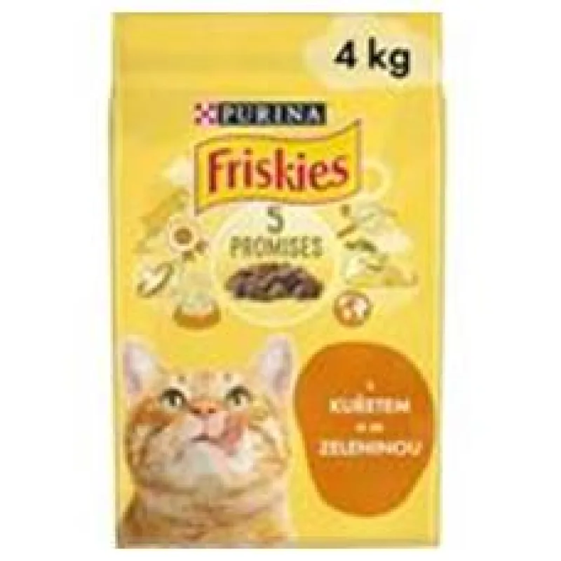 Friskies cat dry - kuře, zelenina 4 kg 10 kg