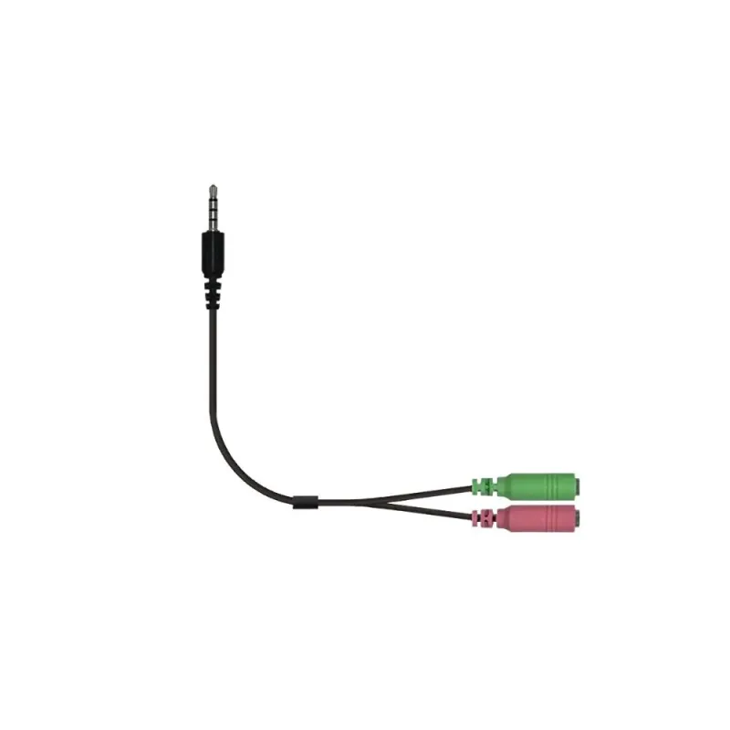 GENIUS ACC-100 audio adaptér 2x female 3, 5mm jack na 1x male 3, 5" jack…
