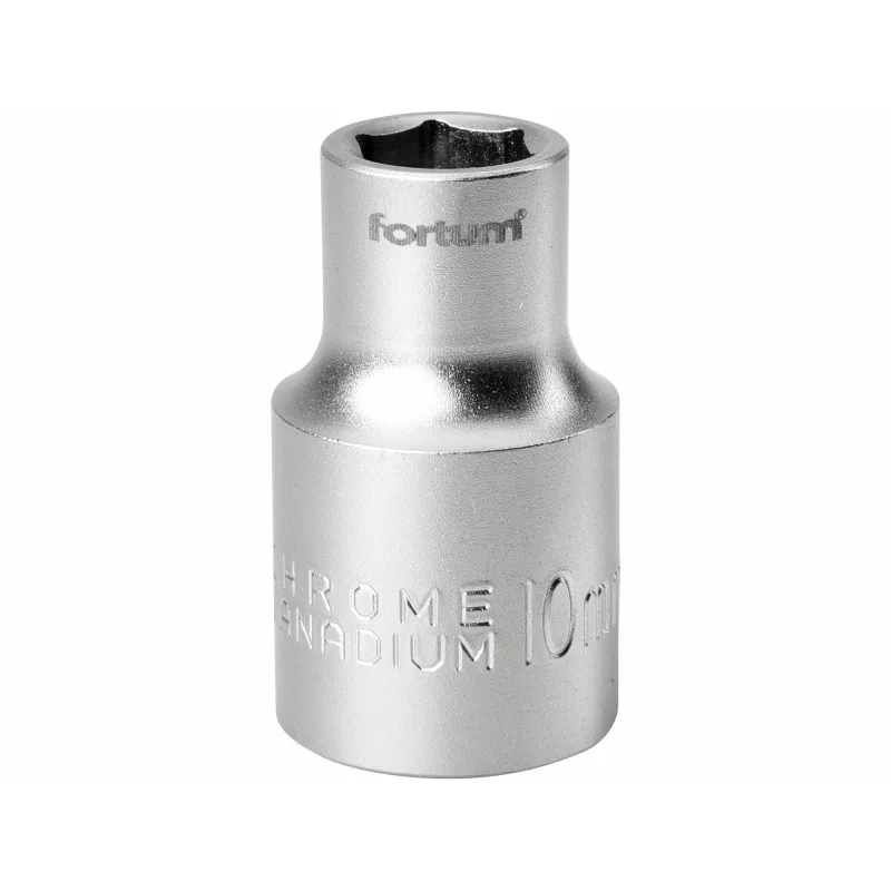 Kľúč nástrčný, 10mm, 1/2”, FORTUM