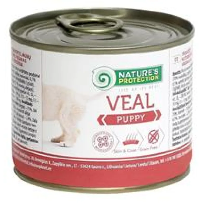 Nature’s Protection Dog konzerva Puppy Telecí 400g
