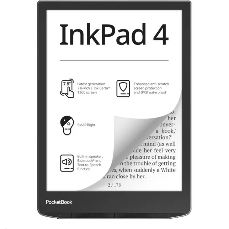 POCKETBOOK 743G Inkpad 4 Stardust Silver PB743G-U-WW