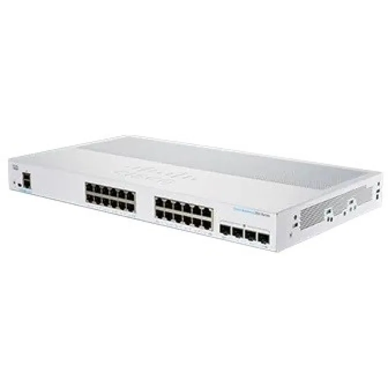 Cisco switch CBS250-24T-4G (24xGbE, 4xSFP, fanless) - REFRESH CBS250-24T…