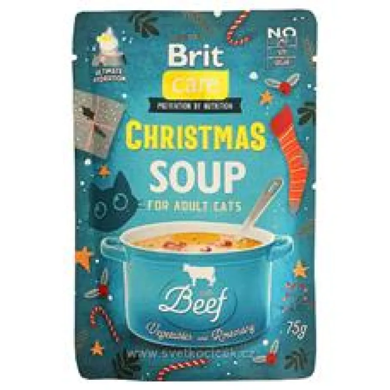 Brit Care Cat Christmas Beef Soup 75g