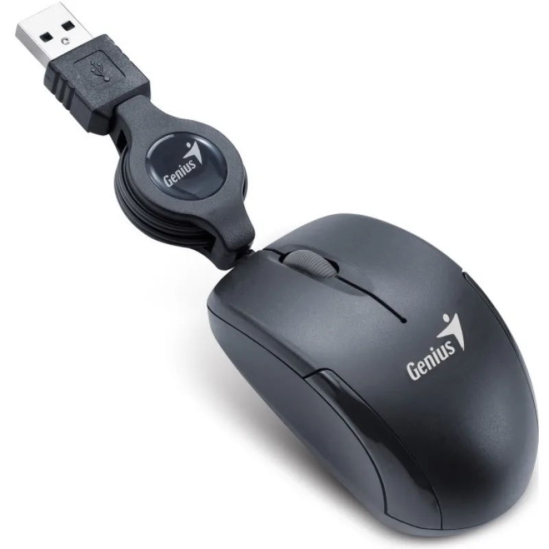 GENIUS Micro Traveler V2/ Cestovná/ Optická/ 1 200 DPI/ Drôtová USB/…