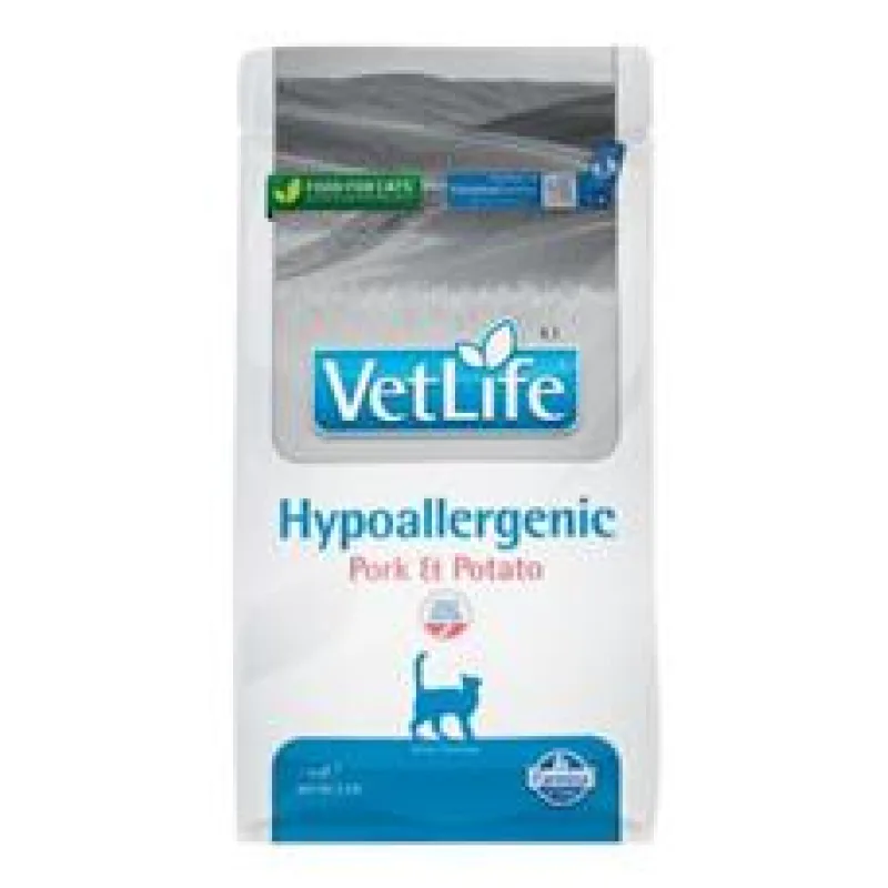 Vet Life Natural CAT Hypo Pork & Potato 1,5 kg