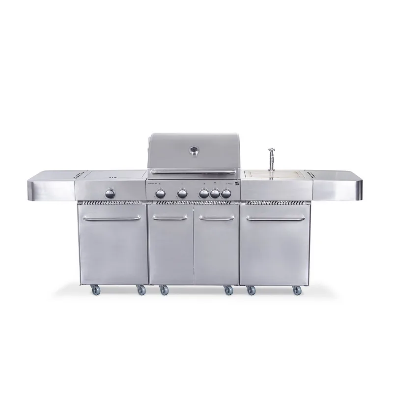 Plynový gril Arizona BBQ kuchyňa Premium Line, 6 horákov + redukčný ventil