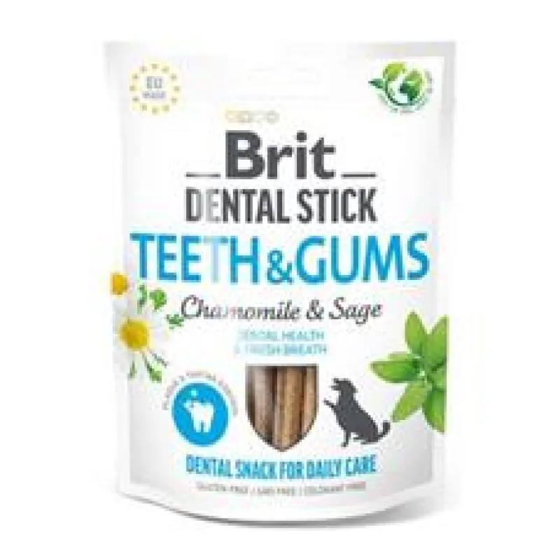 Brit Dog Dental Stick Teeth&Gums Chamomile&Sage 7ks 251 g