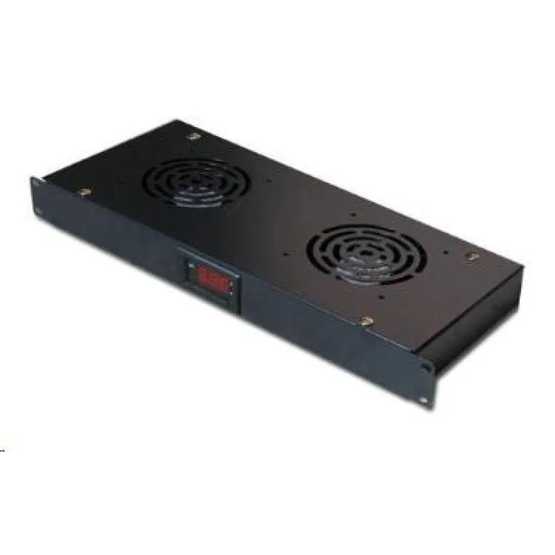 19" ventilační jednotka XtendLan, 2 ventilátory, LCD display, …