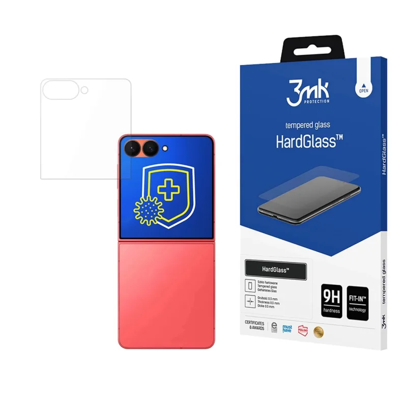 3mk tvrzené sklo HardGlass pro Samsung galaxy Z Flip 7 5G (Front)…