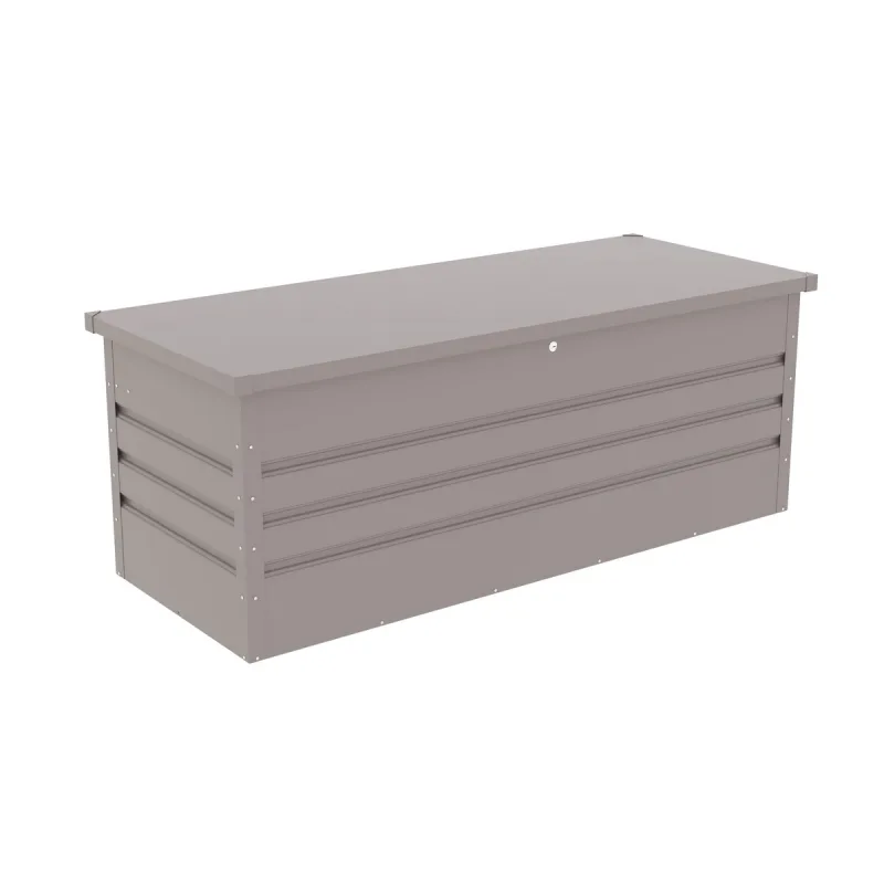 Záhradný box Denver 560L, plechový, šedý