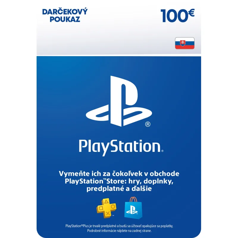 ESD SK - PS Store el. peněženka - 100 EUR ESD_SCEE-SK-00010000