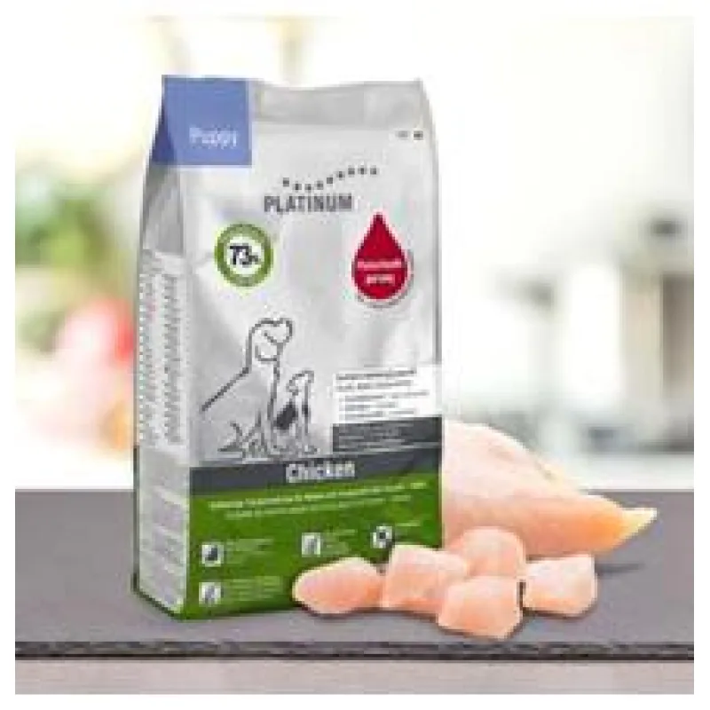 Platinum Puppy Chicken 5kg - poškozený obal - 1ks skladem