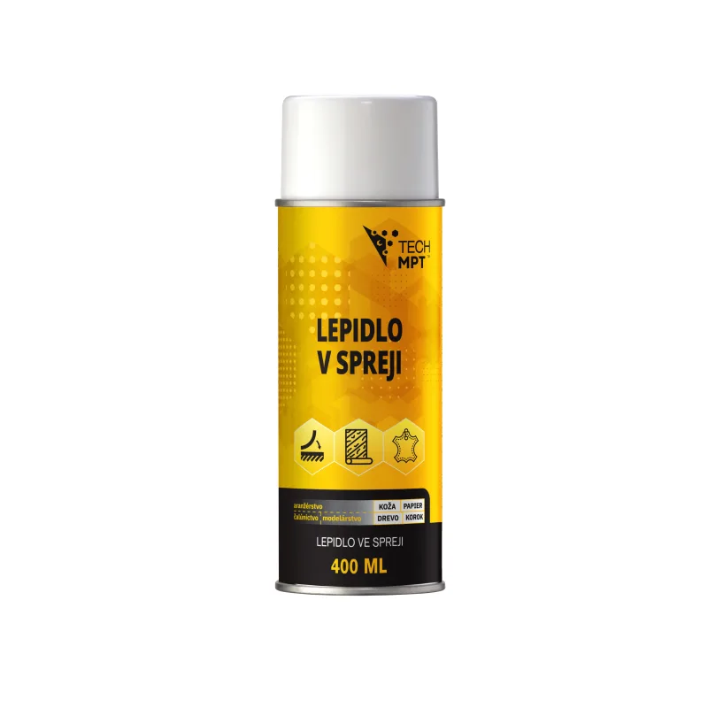 Lepidlo v spreji, univerzálne aerosólové lepidlo na veľké plochy, POLYMPT