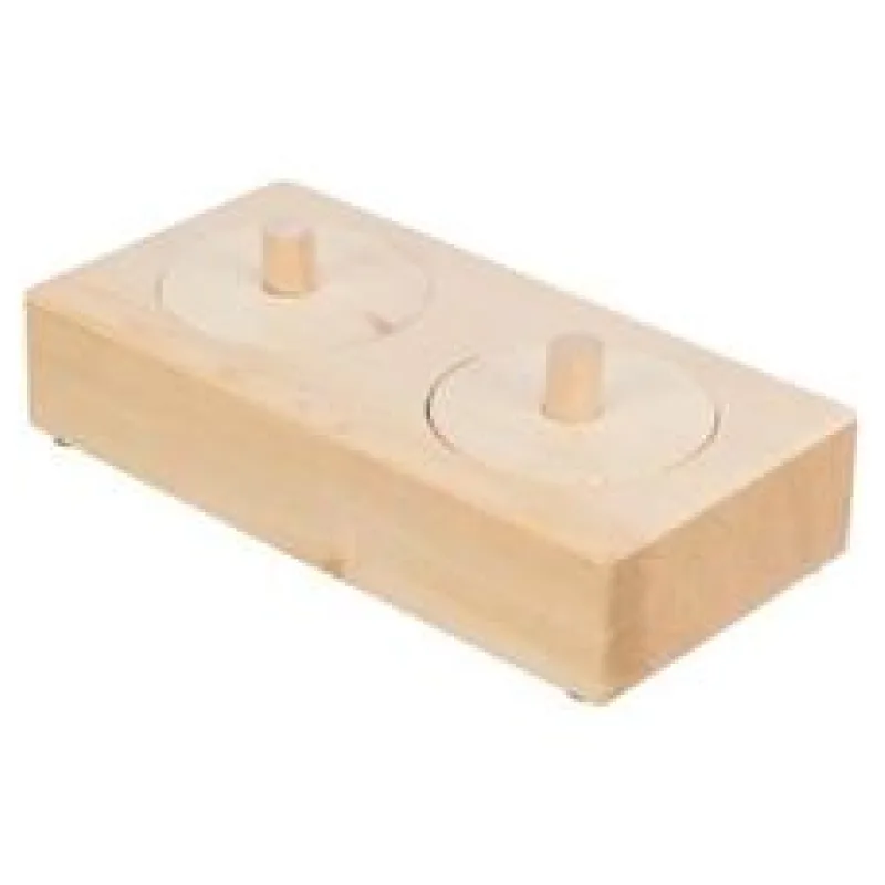 Snack Box - interaktivní hra pro králíčky, 14 x 3 x 7 cm, dřevo 1 ks