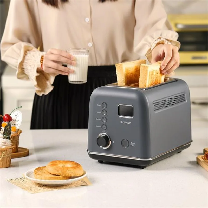 BUYDEEM Automatický kovový hriankovač na 2 plátky, model DT730E, farba…