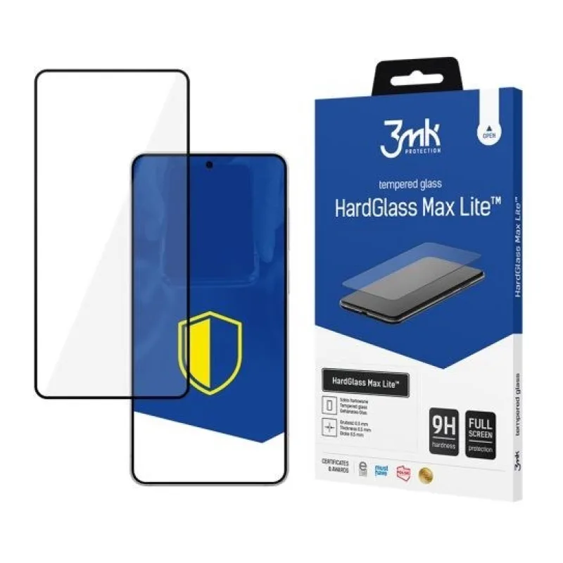 3mk tvrzené sklo HardGlass Max Lite pro Samsung Galaxy S25 Edge Black…