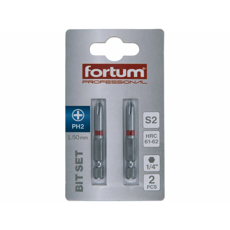 FORTUM-KITO Bity S2 – krížové a štvorcové, rôzne veľkosti PH, PZ, SQ