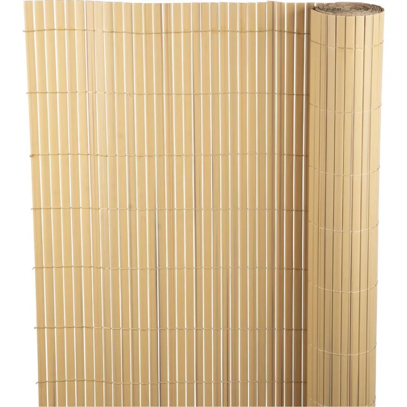 Umelý bambusový plot PVC 900 mm, bambusový vzhľad, 3 m, UV ochrana