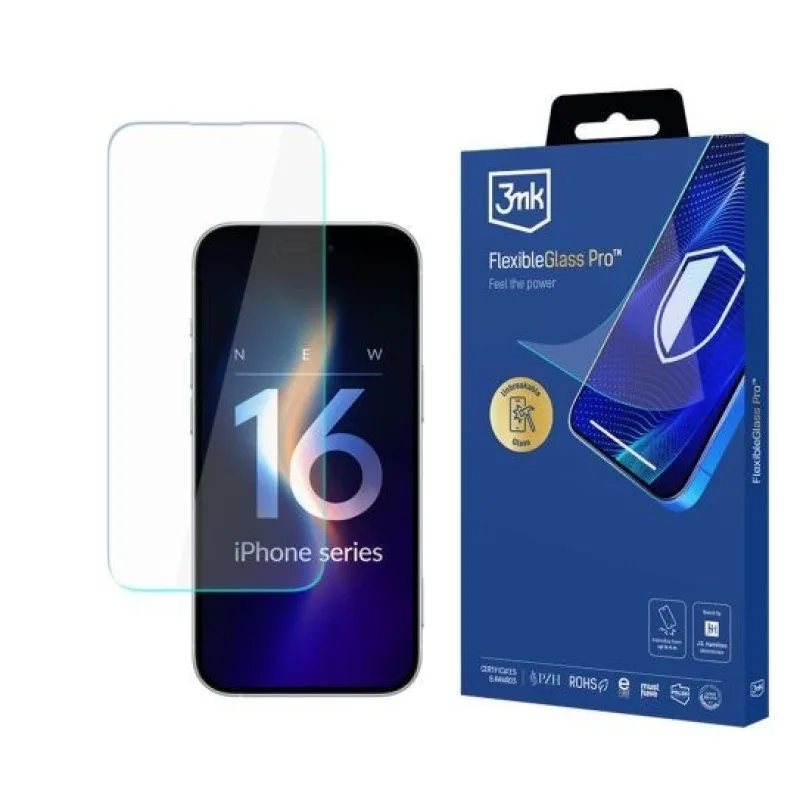 3mk hybridní sklo FlexibleGlass pro Apple iPhone 16 Pro Max 5903108661126