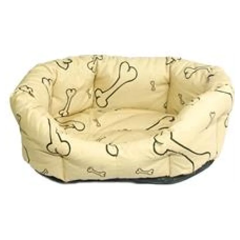 Samohýl Pelech 8 hran bavl. Kost béžovo/černý 45 cm