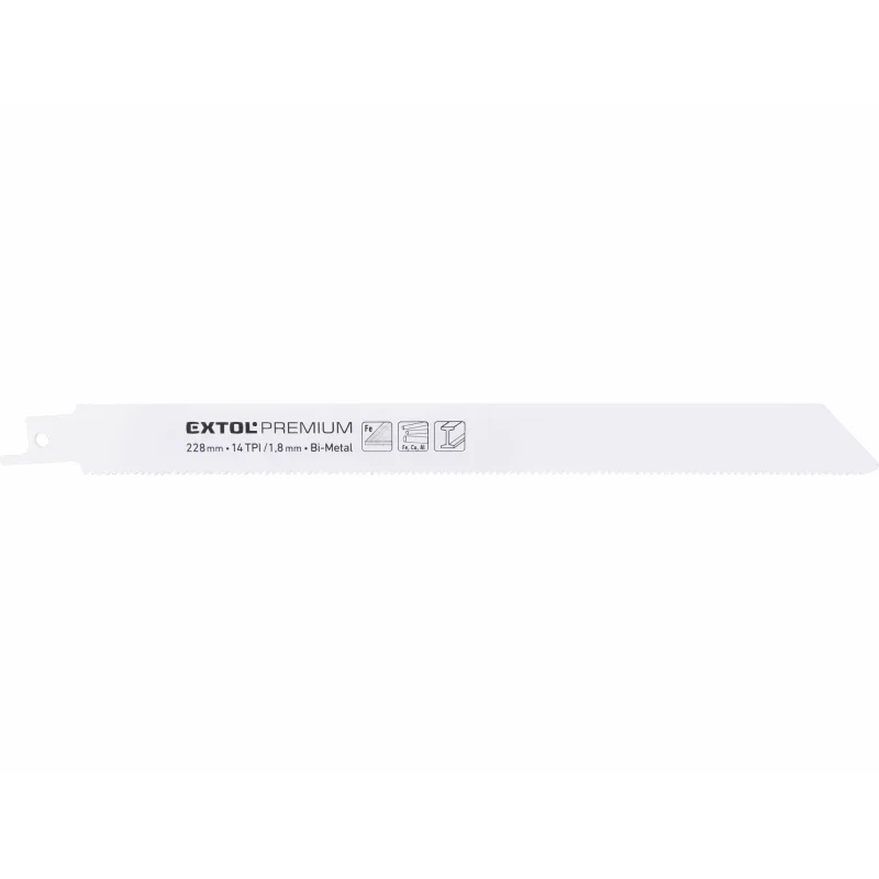 List pílový do chvostovej píly 3ks, 225x19x0,9mm, Bi-metal, EXTOL PREMIUM
