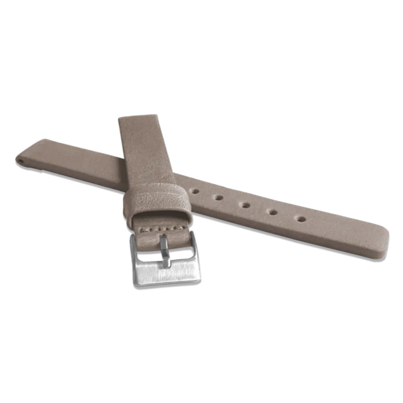 LAVVU Béžový hladký řemínek PLAIN z luxusní kůže Top Grain - 14 LSCUF14