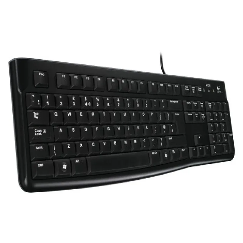 Logitech K120/ Drôtová USB/ CZ- SK layout/ Čierna 920-002641