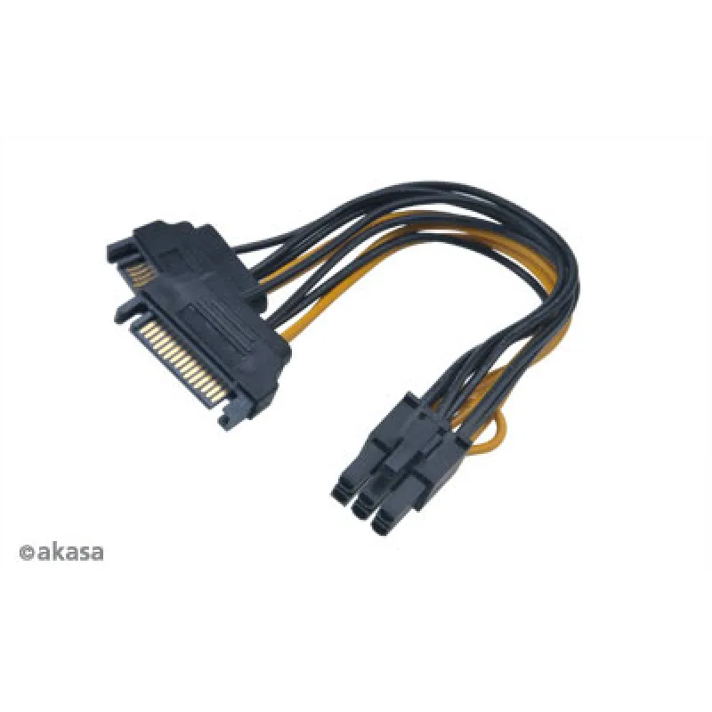 SATA adaptér 2 x SATA na 6pin PCIe AK-CBPW13-15