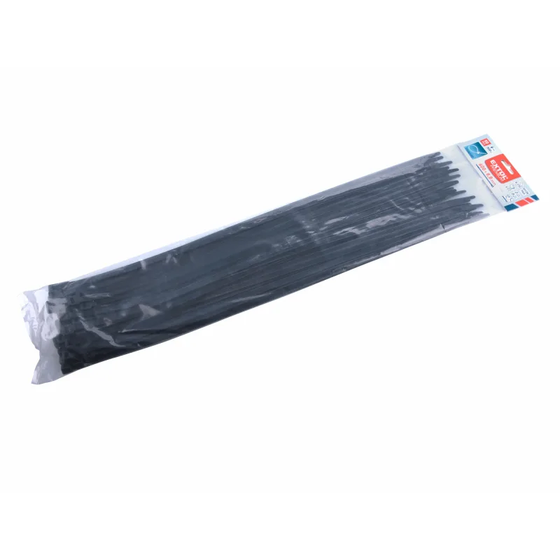 Pásky sťahovacie čierne, 8,8x600mm, 50ks, ⌀170mm, 80kg, nylon PA66, EXTOL PREMIUM