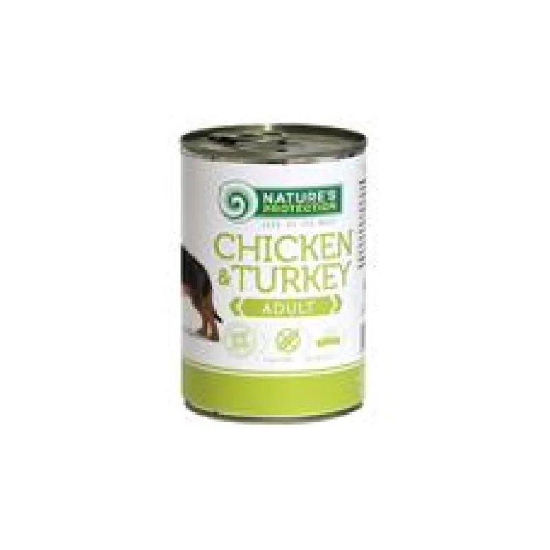 Nature’s Protection Dog konz.Adult kuře/krůta 200g