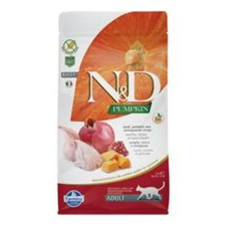 N&D GF Pumpkin CAT Quail & Pomegranate 2 x 5 kg