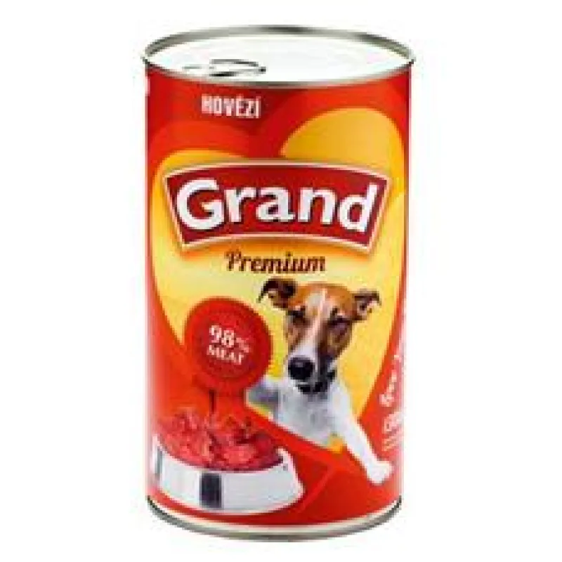 GRAND konz. pes hovězí 1,3 kg