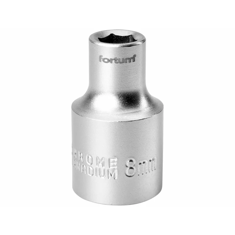 Kľúč nástrčný, 8mm, 1/2”, FORTUM
