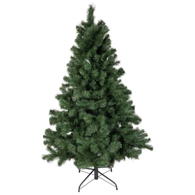 Vianočný stromček MagicHome Vianoce Cleo, jedľa, kovový stojan, 210 cm