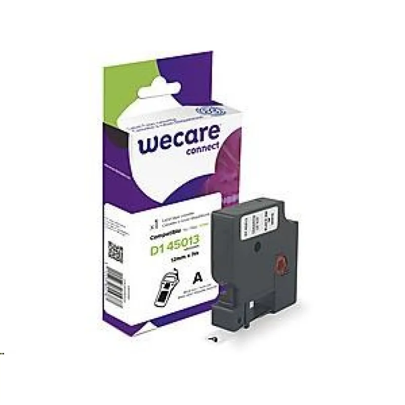 Páska WECARE ARMOR pre DYMO S0720530, čierna/ biela, 12 mm x 7…