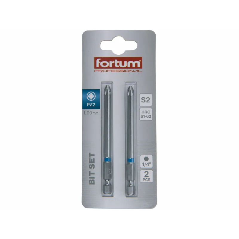 FORTUM-KITO Bity S2 – krížové a štvorcové, rôzne veľkosti PH, PZ, SQ
