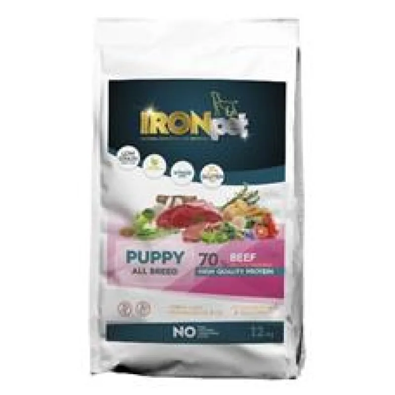 IRONpet Dog Puppy All Breed Beef (Hovězí) 2 x 12 kg