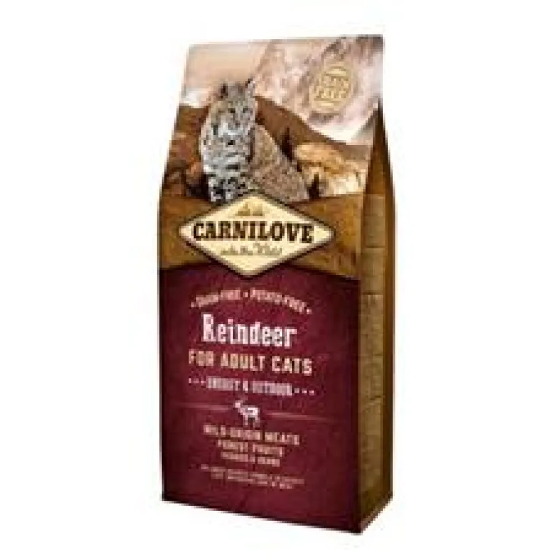 Carnilove Reindeer for Adult Cats - Energy & Outdoor 2 kg